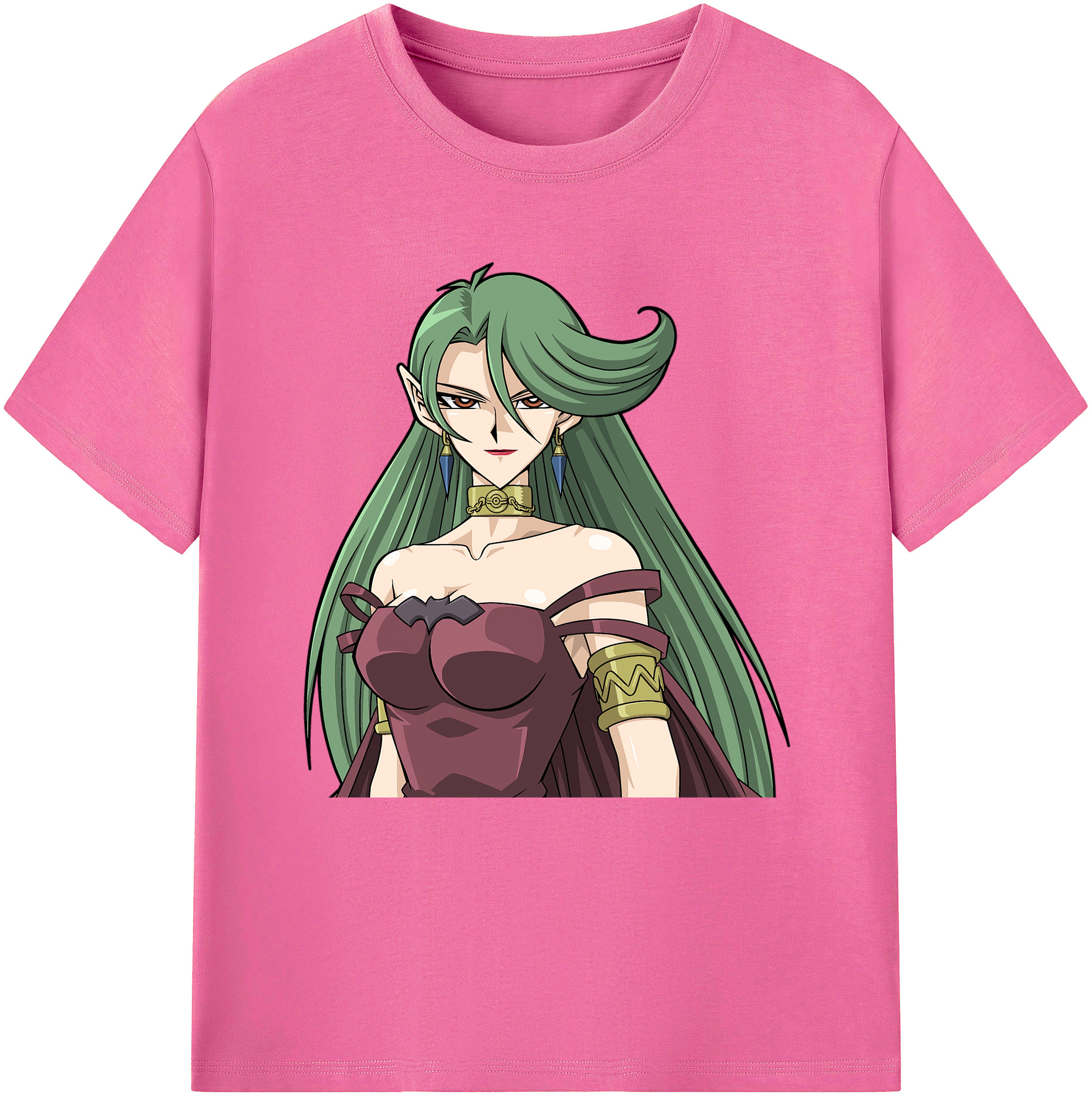 （画像用） 遊☆戯☆王 Yu-Gi-Oh! レディースカジュアルプリントTシャツ（綿100％）